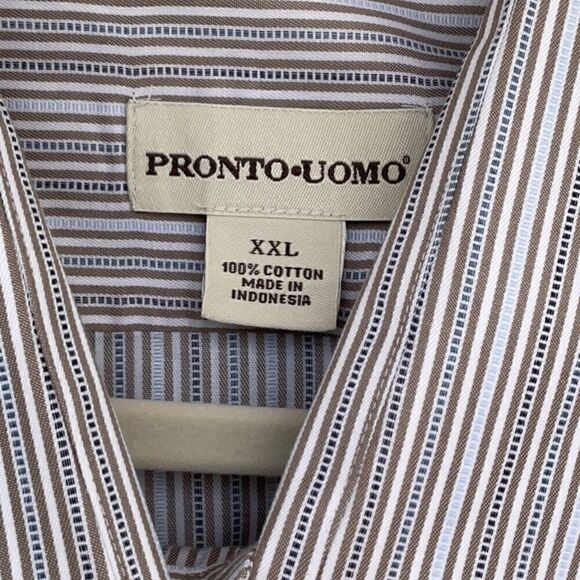 Take 50% OFF- Pronto Uomo Men’s Dress Shirt, Size-2XL - Picture 5 of 11